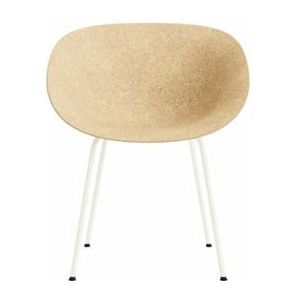 Stoel Normann Copenhagen Mat Armchair Cream Steel Hemp