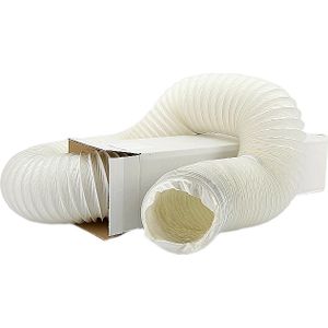 Flexibele slang WIT PVC - Ø125 - lengte 10 meter
