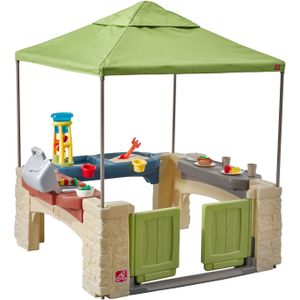 Step2 Speelhuis - All Around Playtime Patio met Canopy - Kunststof - Inclusief Speelkeuken