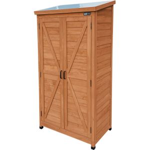 AXI Hugo - Opbergkast - Coffee Bruin - FSC Hout - 3 Legplanken - Magneetsluiting