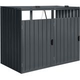 AXI Owen metalen Containerombouw Antraciet - 2 containers