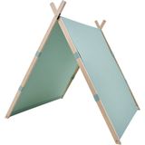 Sunny Como Speeltent Groen – Wigwam Tipi Tent voor kinderen - Stokken FSC hout - 123x106x107cm