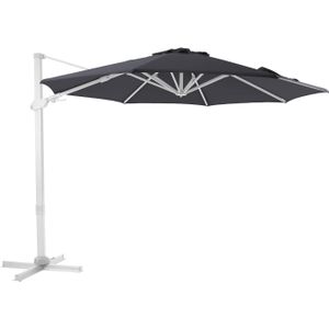 AXI Cyrus Premium Zweefparasol Ø 300cm Wit/grijs