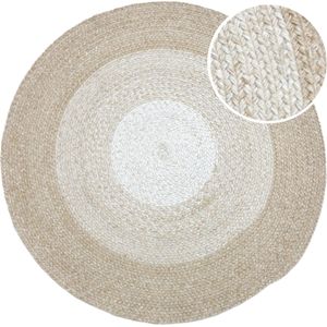 AXI Corfu Buitenkleed – Rond – Ø 180 cm – Beige/wit