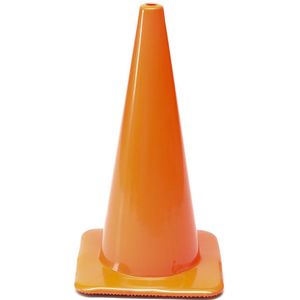 Verkeerspilon oranje 2xwitte band 75cm