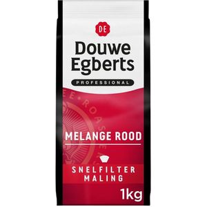 D.E. Roodmerk koffie snelfilter (1000gr) Melange