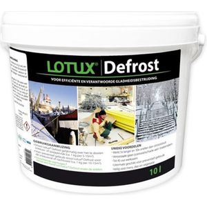 LOTUX Defrost - ontdooimiddel - 10 kg vlok - in emmer