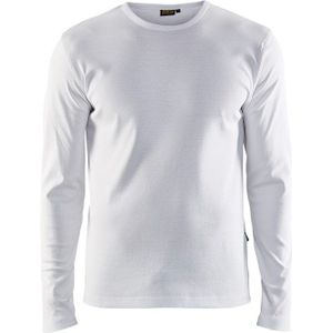 Blaklader T-shirt lange mouw 3314-1032 wit mt XL