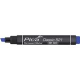 Pica 521/41 permanent marker 2-6mm beitel blauw