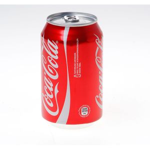 Blikje Coca Cola regular 33cl*