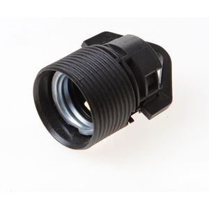 Philips - Lamphouder E27 - Zwart - Schroefrand