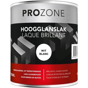 Hoogglanslak wit (750ml)