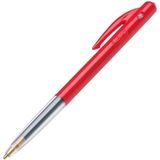 Bic balpen drukknop rood