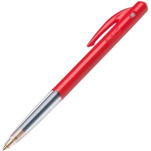 Bic balpen drukknop rood