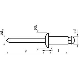 SPREIDN.AL4.8X25/3000ST.