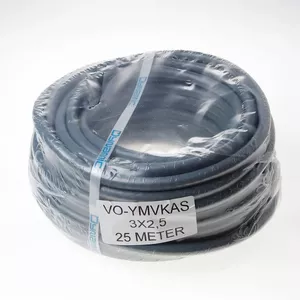 Aardkabel NYY-J 5 x 2,5 mm² per meter met PVC stroomkabel aardkabel zwart per meter Aardkabel NYY-J 5 x 2,5 mm² per meter met PVC stroomkabel aardkabel zwart per meter