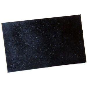 Plamuurrubber zwart 60x100mm