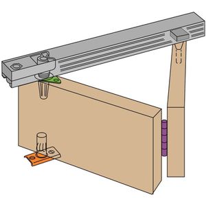 B15/4-Verpakte Bi-fold set, 1525mm