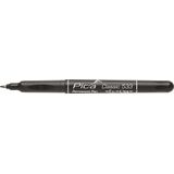 Pica 533/46 permanent pen 0,7mm rond zwart