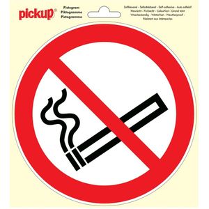 Sticker Verboden te Roken rond 200mm