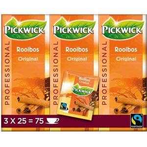 Pickwick Fairtrade thee Rooibos 1 kops (75x1.5gr)