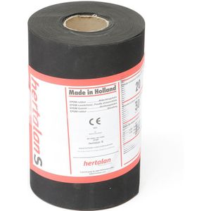 Epdm folie zwart 1.2mm 100mmx20m