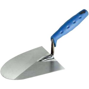 Handgereedschap - Blad van Blank Gepolijst Staal - Jung Softgrip Handvat - Metseltroffel