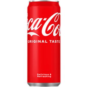 Frisdrank Coca-Cola regular blik (24x33cl)