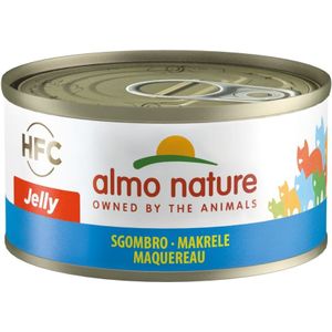 Almo Nature HFC Jelly 70g Dose Katzennassfutter Sparpaket 48 x 70 Gramm Makrele