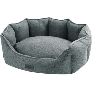NOBBY Komfort Bett oval ANDA Komfort Bett oval ANDA grau 86 x 70 x 24 cm