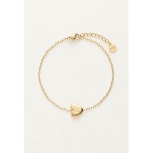 Hart armband met initial