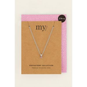 Ketting met geboortesteen