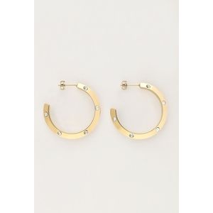 Starry oorringen met strass