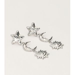 Starry oorhangers met ster&zon
