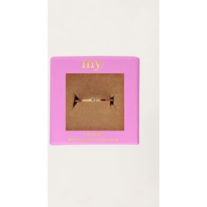 Minimalistische geboortesteen ring