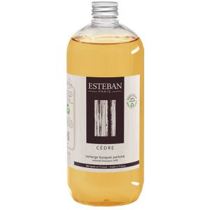 Esteban Classic Cèdre Navulling geurstokjes 1liter- Limited edition