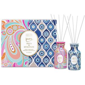 Geurdiffuser Ipuro Ibiza  Mykonos 2 x 50 ml geschenkset / set / giftset