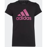 adidas - T-shirt - Zwart - Katoen - Slanke Pasvorm
