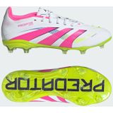 adidas - Predator Elite - Voetbalschoenen - Wit Roze Neongeel - FG Kids