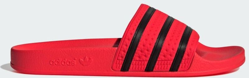 adidas Originals Badslippers - Lucid Red / Core Black - Synthetisch - Sportief