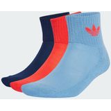 adidas - Mid Crew Socks - Enkelsokken - Zwart - 3 Paar