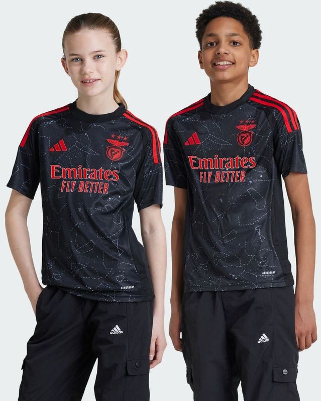 adidas - Benfica Lisbonne 2024/25 - Uitshirt - Rood/Wit - Voor Kinderen