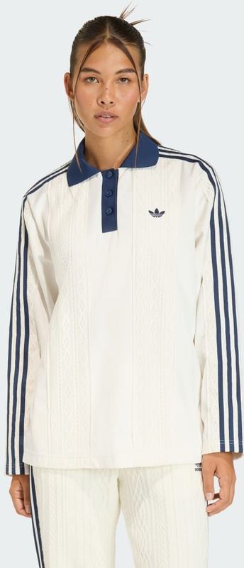 ADIDAS ORIGINALS - Shirt - Navy - Lange Mouw