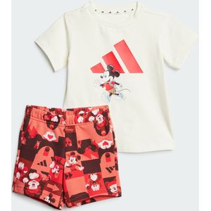 adidas Sportswear adidas x Disney Mickey Mouse T-shirt Setje Kids - Kinderen - Wit- 80