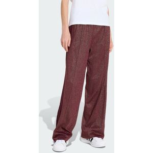 ADIDAS ORIGINALS - Broek - Wijnrood - Wide Leg - Elastische Taille