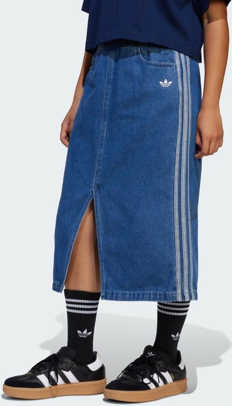 adidas - Tennisrok - Denim - Blauw - 100% Katoen