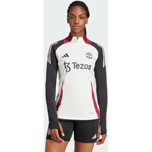 ADIDAS PERFORMANCE - Manchester United Tiro 24 - Functioneel Shirt - Donkergrijs - Donkerrood - Wit