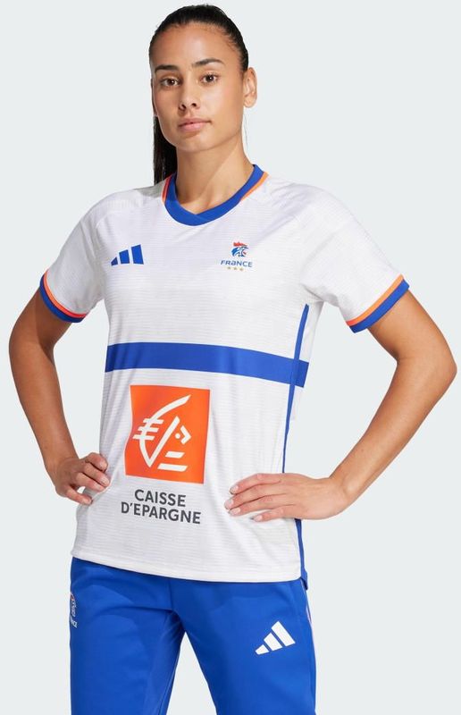adidas Performance - Tricot 'France Handball Replica' - Blauw - Tricottops