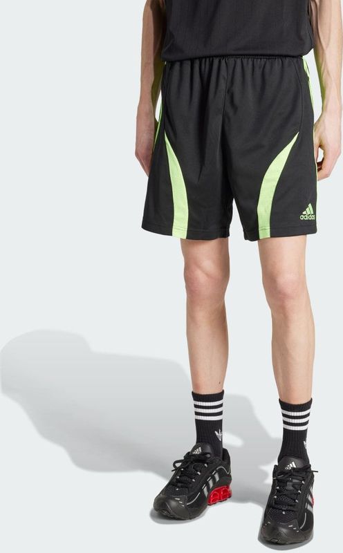 adidas - Short - Zwart - 100% Polyester - Trekkoordsluiting