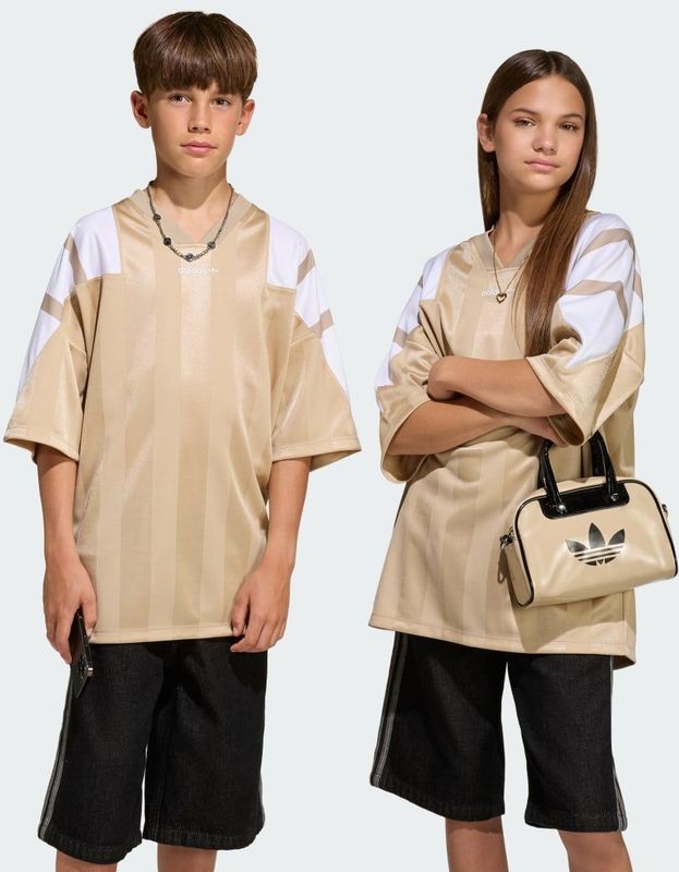 OVERSIZED BLOCKED JERSEY T-shirt